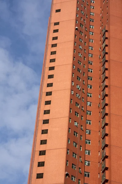 Skyscraper from bricks — Stock Photo, Image