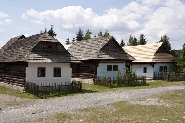 Vecchio villaggio slovacco — Foto Stock