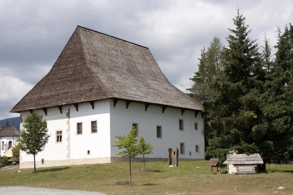 Vecchio villaggio slovacco — Foto Stock