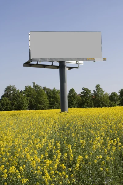 stock image Billboard in field