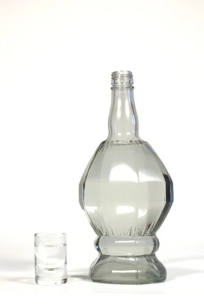 Bottiglia e snifter — Foto Stock
