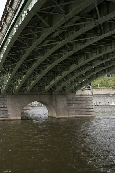 Γέφυρα χάλυβα κατασκευή — Φωτογραφία Αρχείου