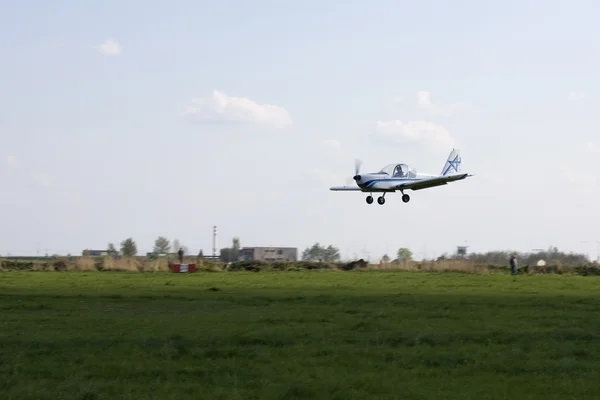 stock image Small plane landing