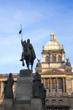 Saint Wenceslas statue clipart