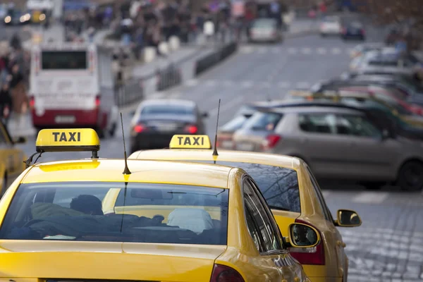 Taxi cabs Stock Photo