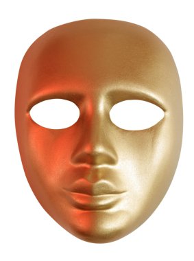 Gold mask clipart