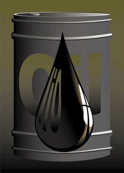 Olio — Vettoriale Stock