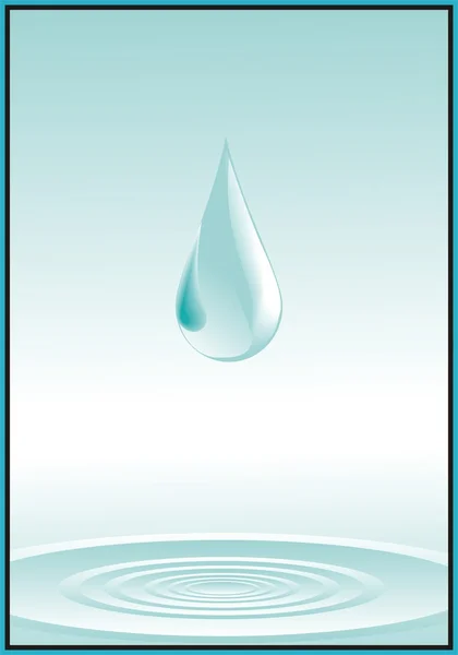 Wasser — Stockvektor