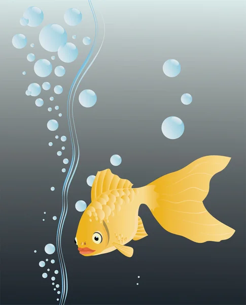 stock vector Goldfish
