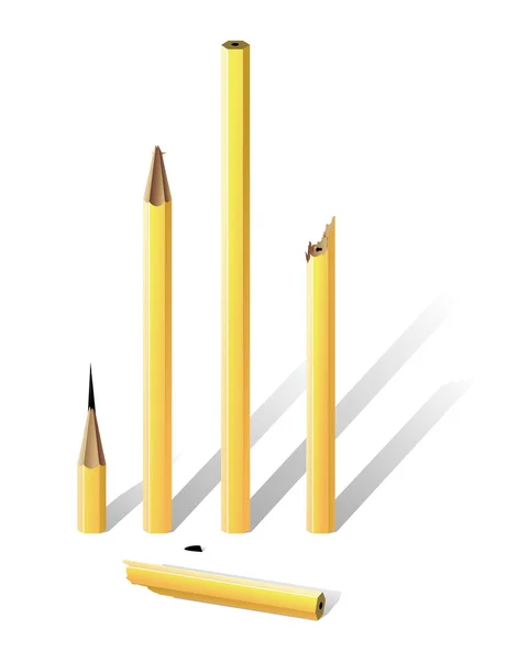 Bleistifte — Stockvektor