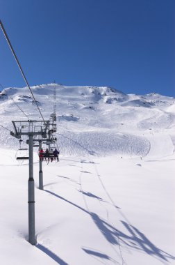 Alpler kış mountain resort