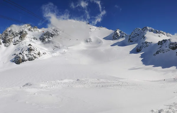 Alpi località montana invernale — Foto Stock