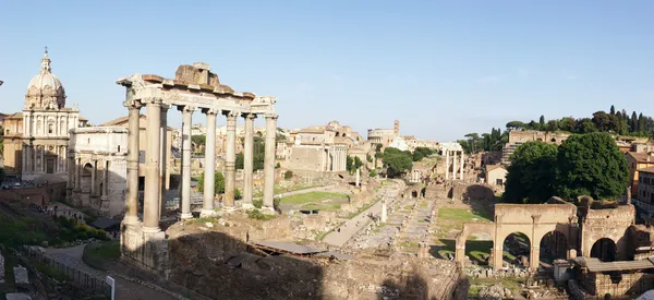 Fórum romano panorâmico — Fotografia de Stock