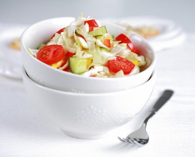 Healthy cabbage salat - fatburner clipart