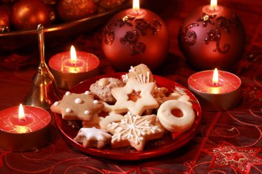 Delicious Christmas cookies clipart