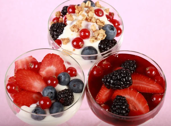 Yogurt sani — Foto Stock