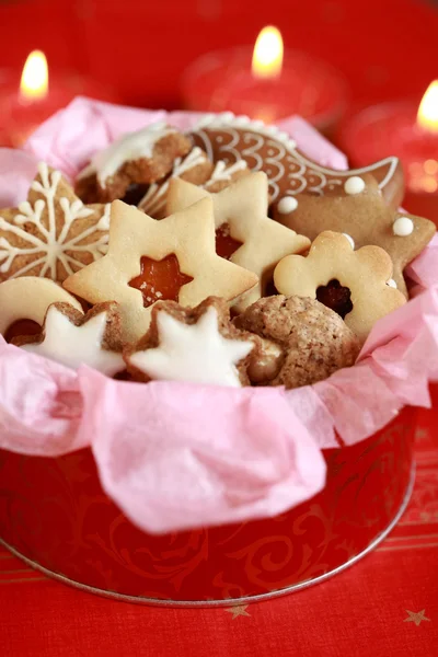 Szczegóły ciasteczka świąteczne — Zdjęcie stockowe