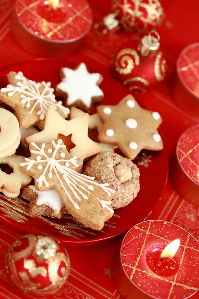 Νόστιμα μπισκότα Χριστουγέννων — Φωτογραφία Αρχείου