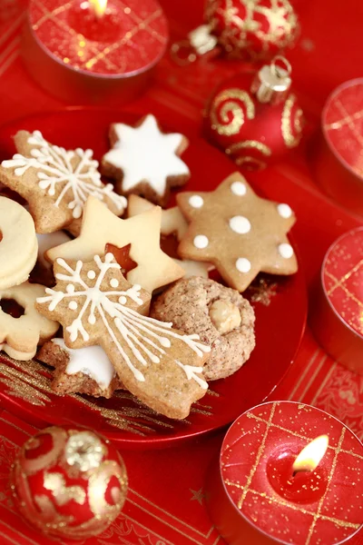 Leckere Weihnachtsplätzchen — Stockfoto