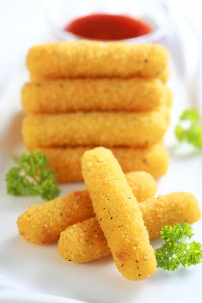 Mozzarella paus fritos — Fotografia de Stock