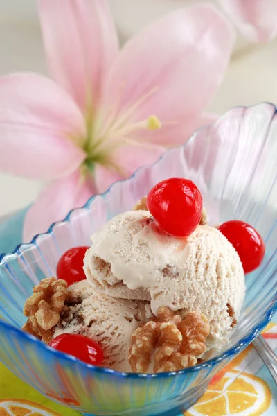 호두 아이스크림 — 스톡 사진
