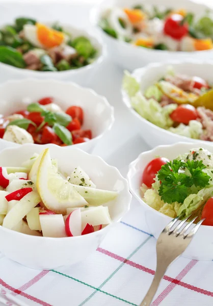 Saladas pequenas — Fotografia de Stock