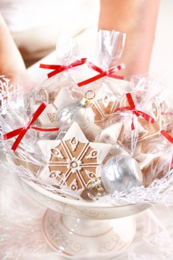 Gingerbread gifts for guests clipart