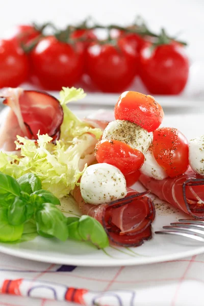 Tomates et mozzarella — Photo