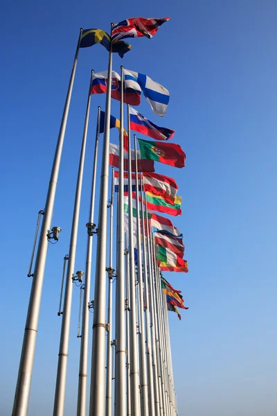 stock image Flags of European states
