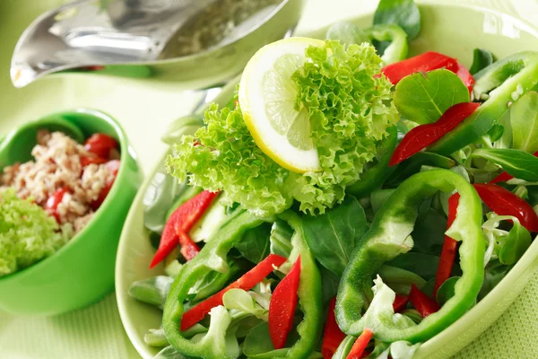 Salad with tunny Stock Image
