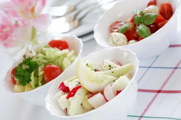 Small salads — Stock Photo, Image
