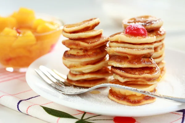 Dolci mini pancake — Foto Stock