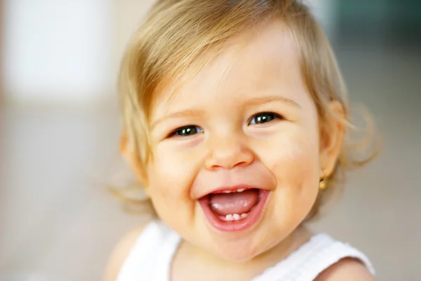 Glimlachende baby Stockfoto