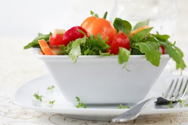 Diet salad clipart