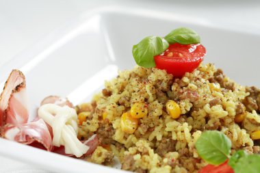 et ve sebze risotto