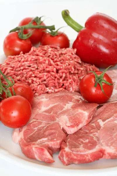 Alimentos vermelhos — Fotografia de Stock