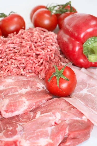 Красная еда — стоковое фото