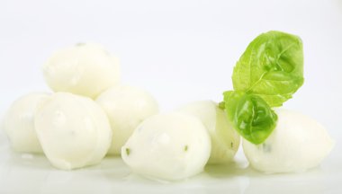 Fesleğenli mozzarella