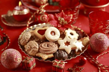 Delicious Christmas cookies clipart