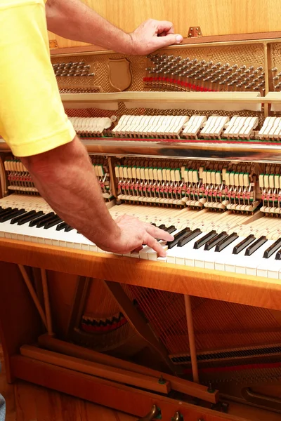 Piano tuner — Stock Photo, Image