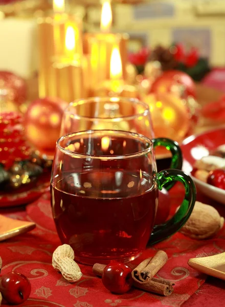 Horký nápoj k Vánocům — Stock fotografie