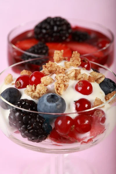 Gezonde yoghurt — Stockfoto