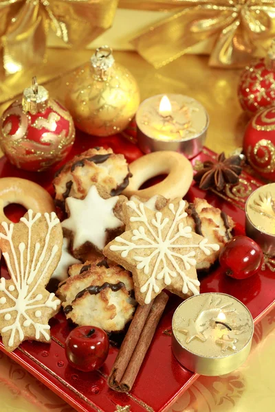 Heerlijke koekjes van Kerstmis — Stockfoto