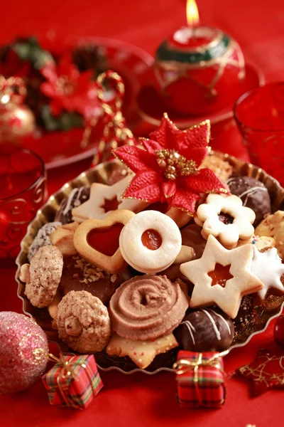 Finom karácsonyi sütik — Stock Fotó