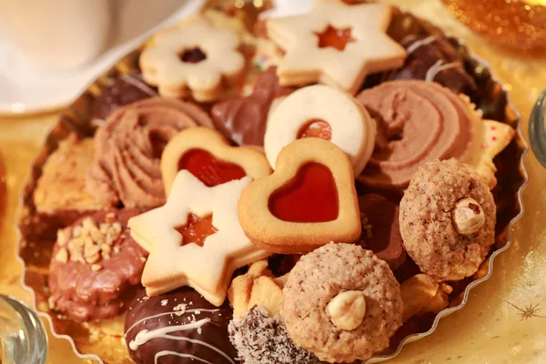 Deliciosas galletas de Navidad — Foto de Stock
