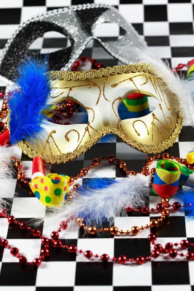 Carnevale e festa motivo — Foto Stock