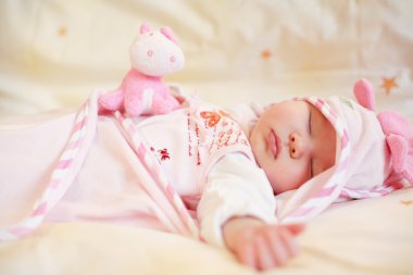 Sleeping baby clipart