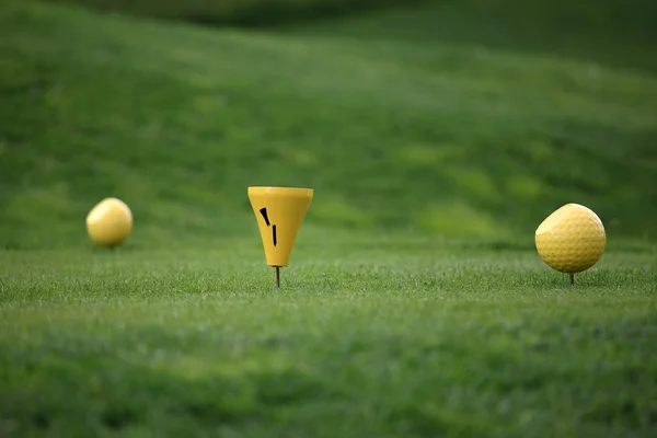 Copa de golf tee — Foto de Stock