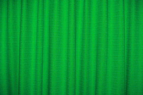 Groene gordijn Stockafbeelding