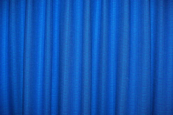 青いカーテン — ストック写真